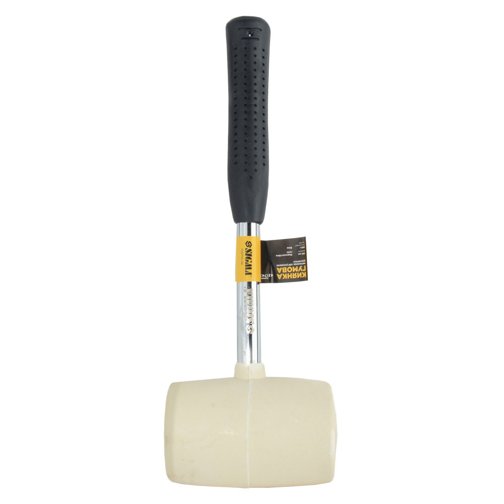 Sigma Киянка резиновая белая 680г металлическая обрезиненная рукоятка SIGMA (4317431) Коломия - фото 2