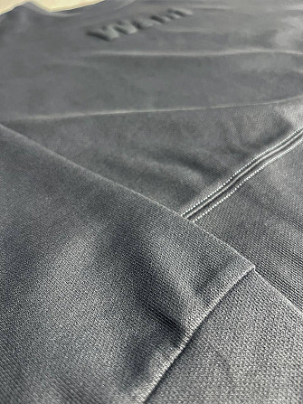 Світшот жіночий U S 293 широкий оверсайз трикотаж напис WANT, графіт, one size Одеса - фото 4