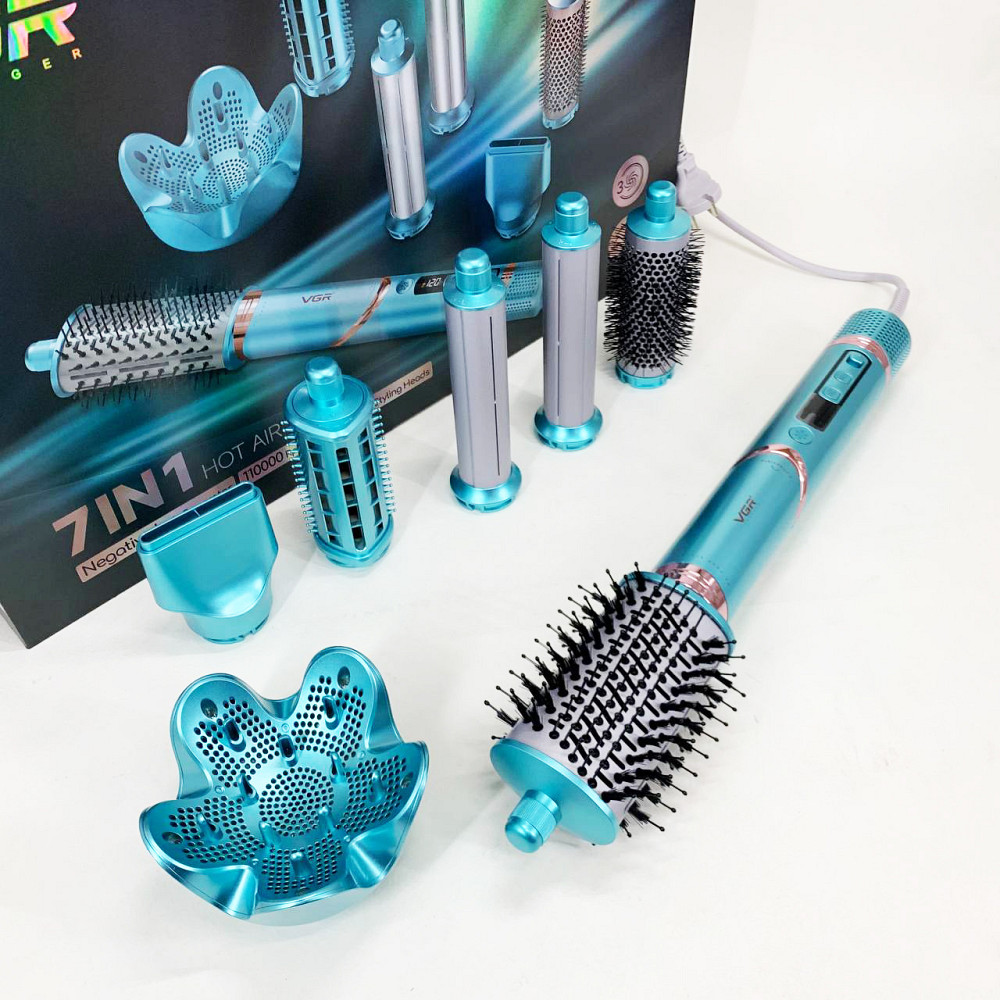 Фен расческа фен с насадками VGR, Воздушный стайлер для волос Женский для волос EZ-86 Львов - изображение 10