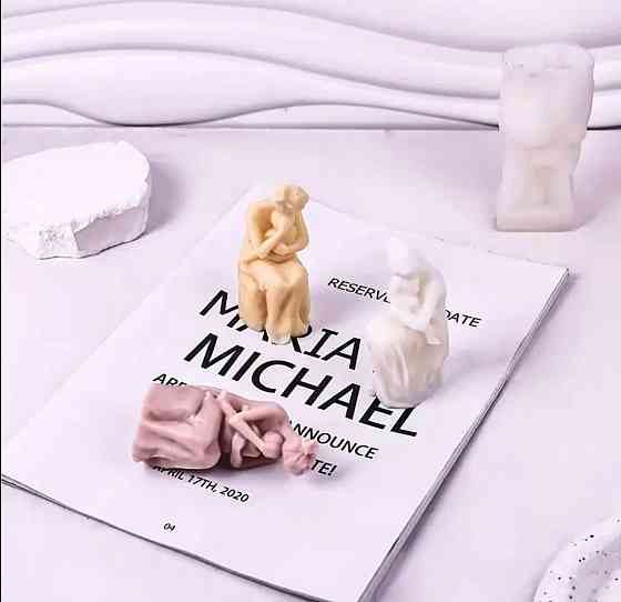 Силіконова форма «Мама з дитиною» для свічок та декору Київ