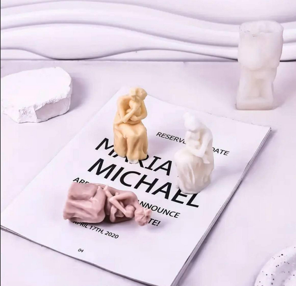 Силіконова форма «Мама з дитиною» для свічок та декору Київ - фото 5