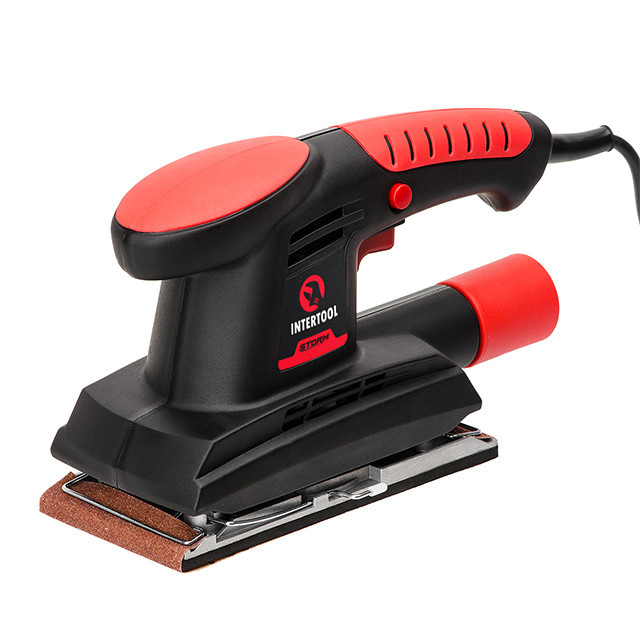 Шліфмашина вібраційна INTERTOOL WT-0521, 200 Вт, 11000 об/хв, платформа 187×90 мм - Електрична Шліфмашина Львів - фото 1