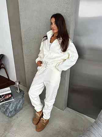 Жіночий теплий спортивний костюм двійка: кофта і штани турецький двосторонній фліс Одеса