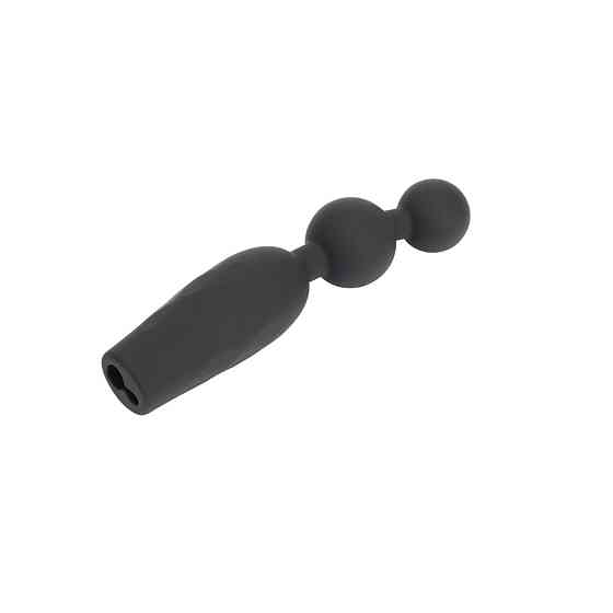 Анальная пробка CHISA Black Mont Vibrating Booty Beads с вибрирующими бусинами Sex Aura Киев