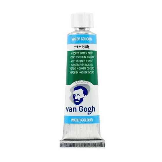 Краска акварельная Van Gogh (645) Хукера зеленаяя темная туба 10 мл Royal Talens Киев