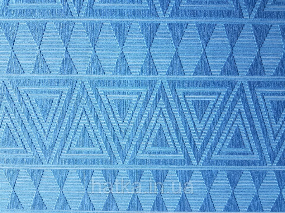 Шпалери вінілові на флізелін Grandeco Gravity геометричні фігури структурні сині бірюзові Київ - фото 2
