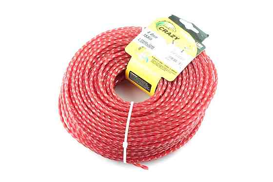 Лісочка мотокоси Ø4, см, 60 метрів (кіска, червона) Мукачево