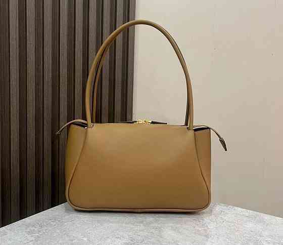 Женская брендовая кожаная сумочка Pr0822 коричневая Киев