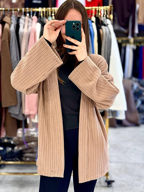 Женский базовый теплый кардиган ангора 