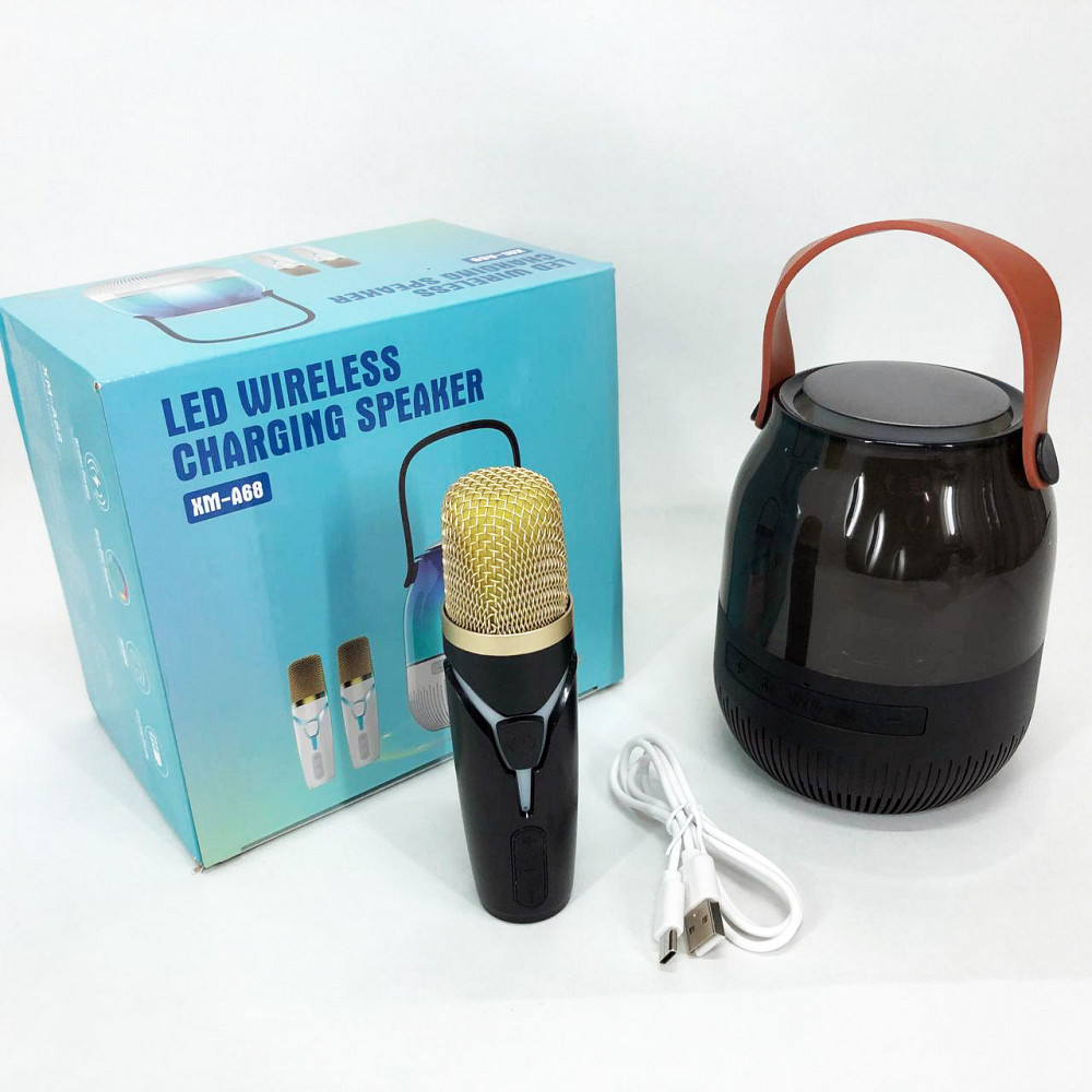 Блютуз мікрофон для домашнього караоке XM-A68, Мікрофон з караоке для QX-676 розваги дітей Київ - фото 9
