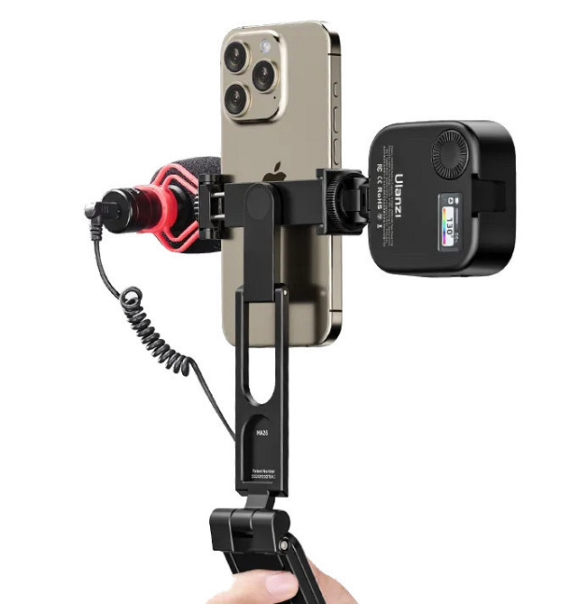 Підставка тримач для телефону алюмінієвий міні тріпод 20-27см Ulanzi MA26 Київ - фото 2