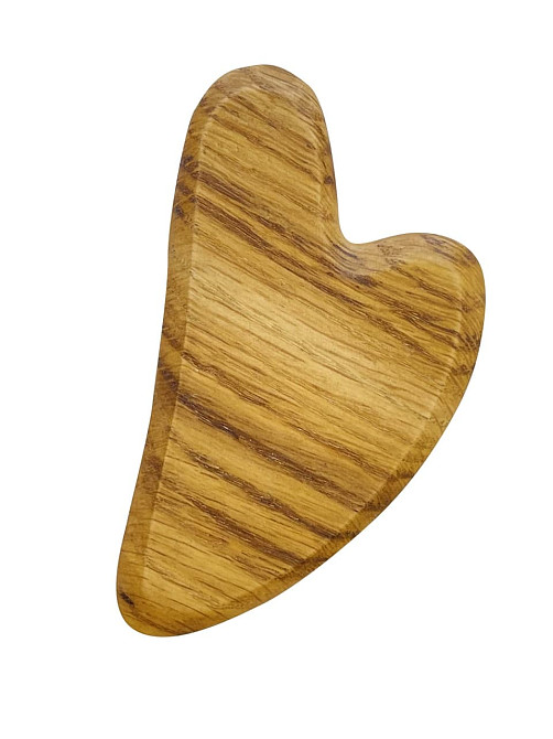 Шкребок гуаша для масажу обличчя дерев‘яний Hillary Київ - фото 2