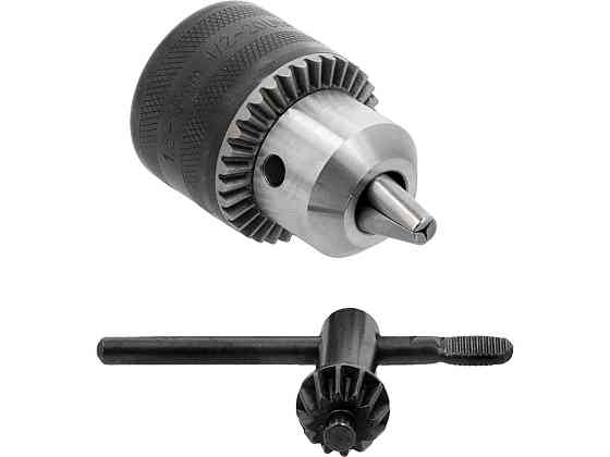 Патрон для дриля з ключем YATO до гвинта- G1/2 20UNF, кріплення Ø= 1,5-13 мм [5/40] Одеса