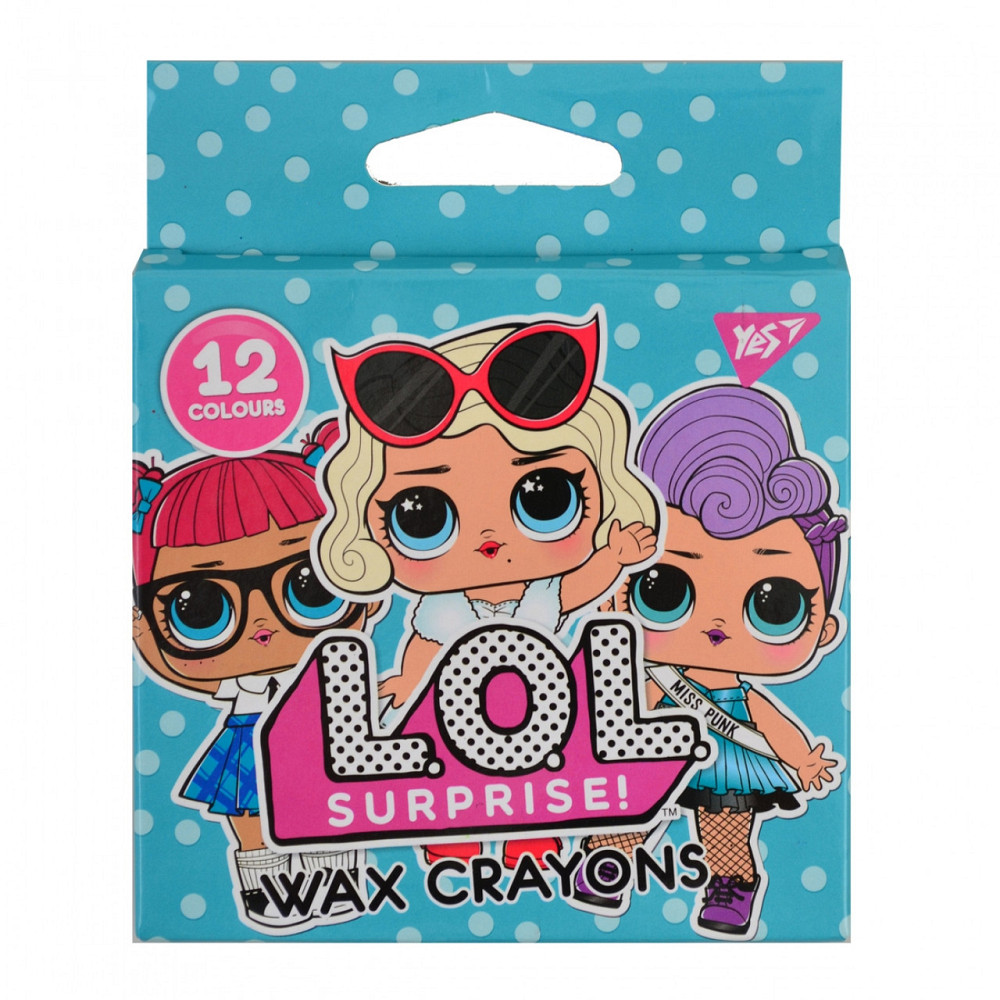 Олівці кольорові воскові 