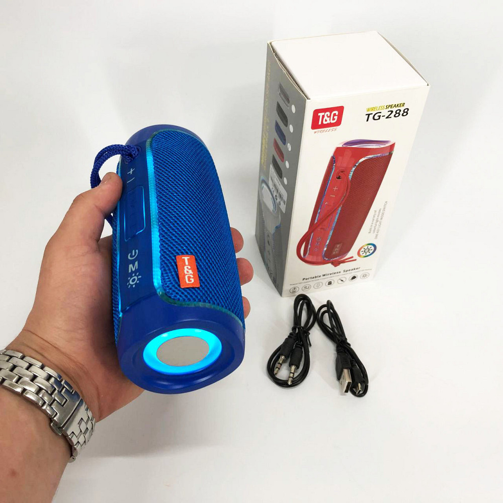 Колонка музична акумулятор, Bluetooth колонка зі світловою музикою, Недорогі портативні колонки AL-81 Івано-Франківськ - фото 9