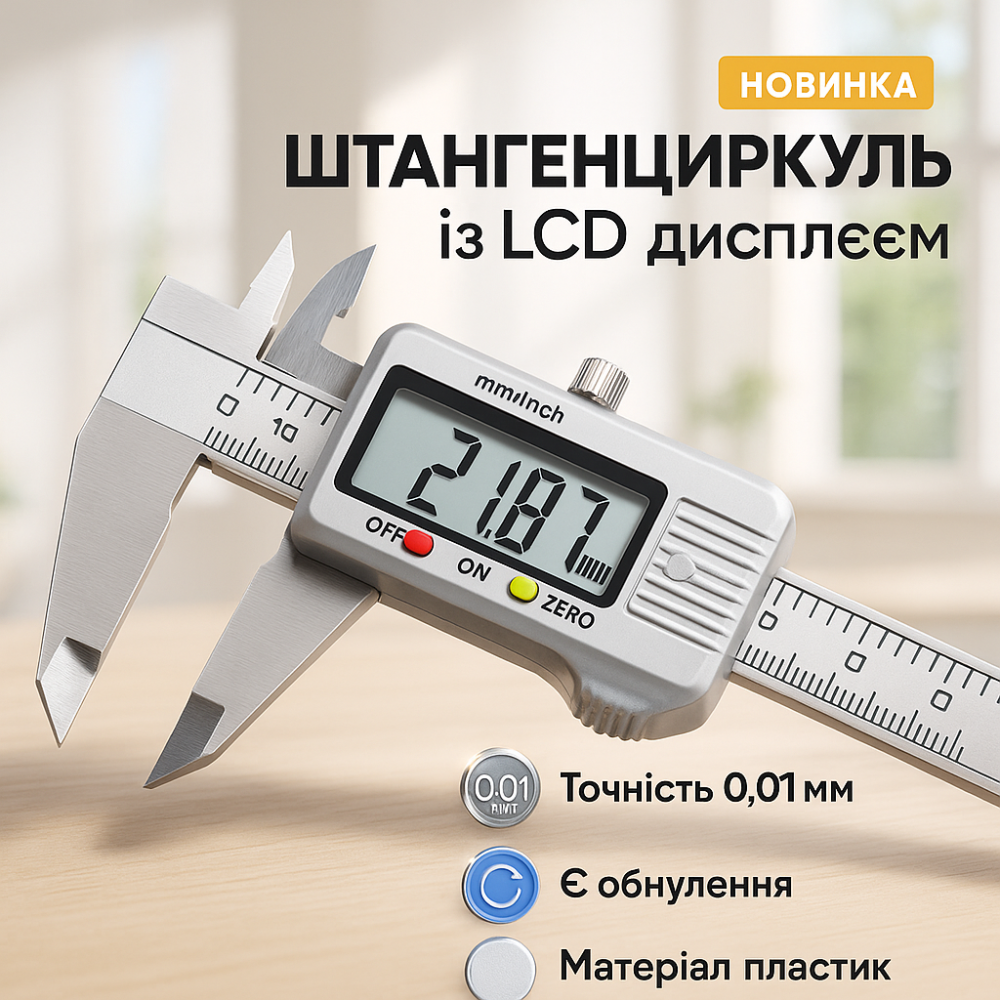 Цифровые электронные штангенциркули 0-150, Штангенциркуль с электронной системой измерений LT-26 Львов - изображение 7