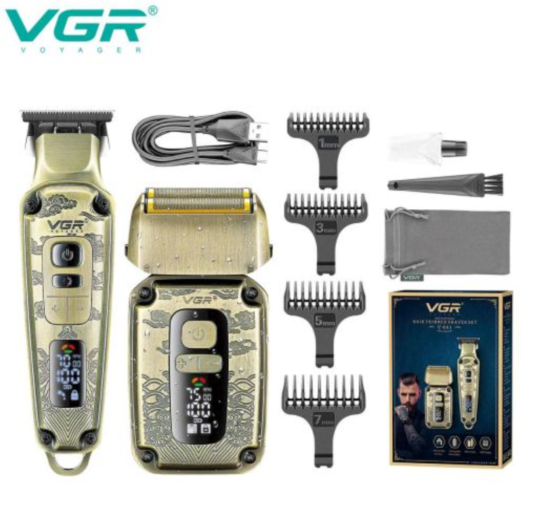 Тример для бороди та вусів VGR V-641 Дніпро - фото 1