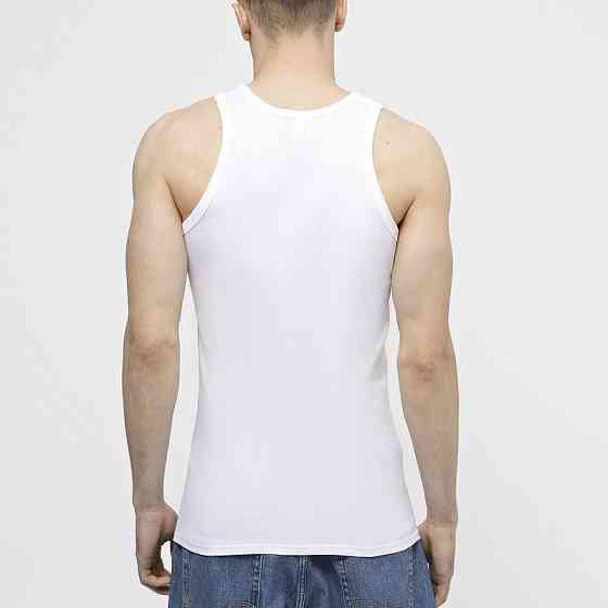 Майка мужская белая из хлопка Lans 11/002 XL Киев