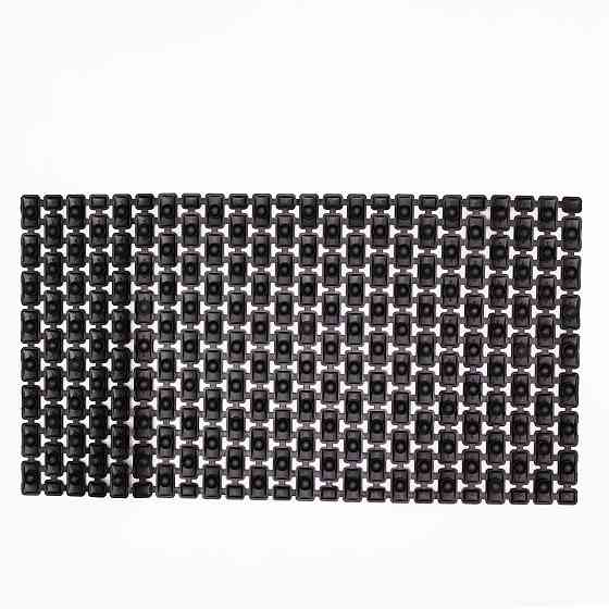 Yiwu Килимок для душу із полівінілхлориду на присосках 73×40 см Чорний HP-42-8B Коломыя