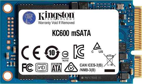 SSD Kingston KC600 256GB mSATA SATA3 внутренний для ноутбука и ПК чёрный Киев