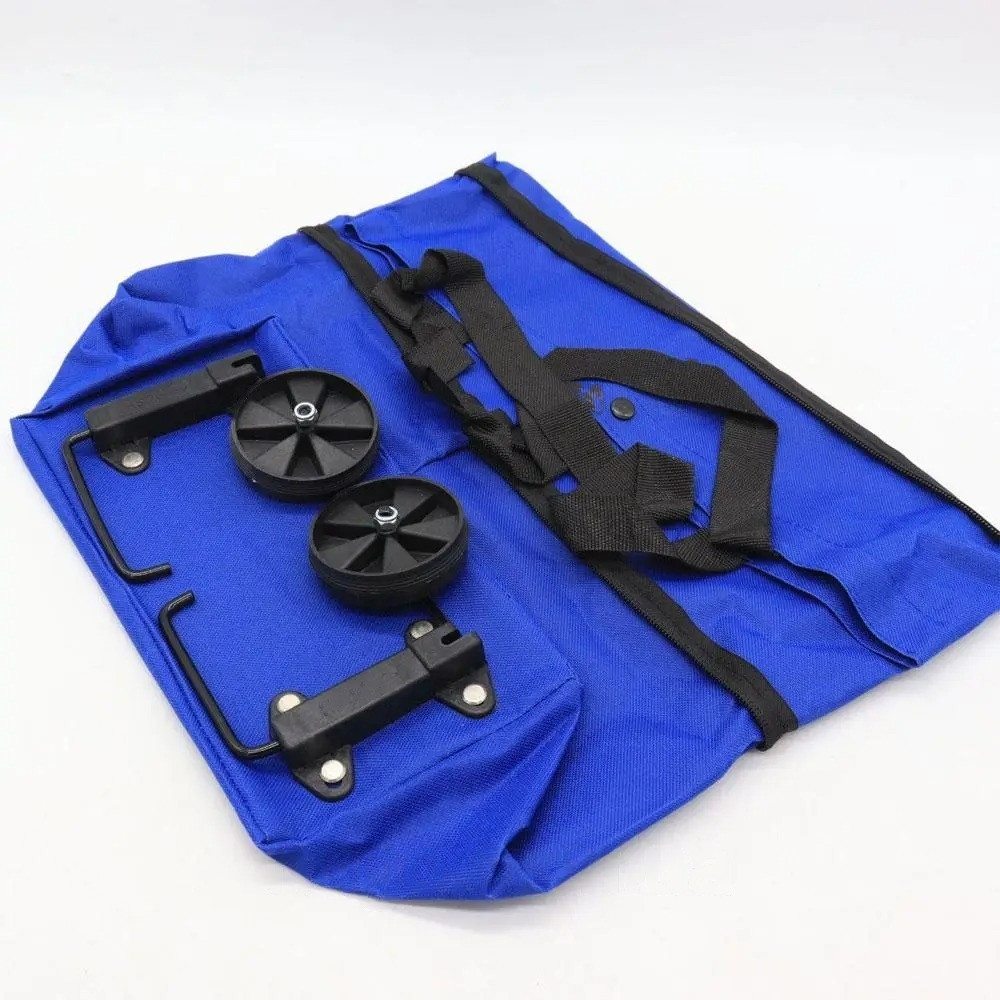 Сумка-візок на колесах 2в1,46х27х12 см,Синя SBR Київ - фото 6