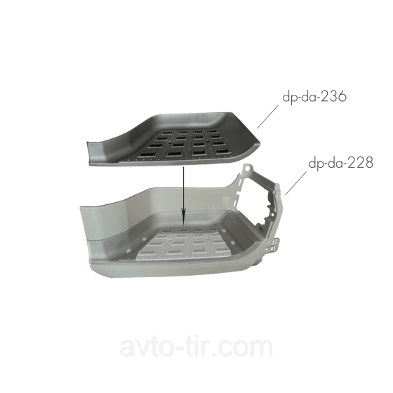 Перемичка нижньої правої сходинки R DAF CF 1837630 1945873 1798464 1837633 1945872 1945874 Луцк