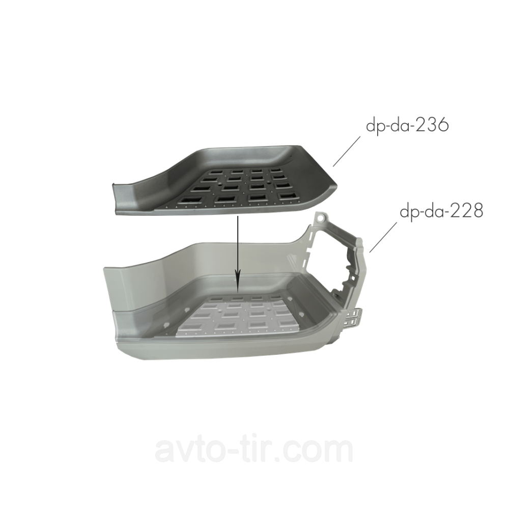 Перемичка нижньої правої сходинки R DAF CF 1837630 1945873 1798464 1837633 1945872 1945874 Луцк - изображение 2