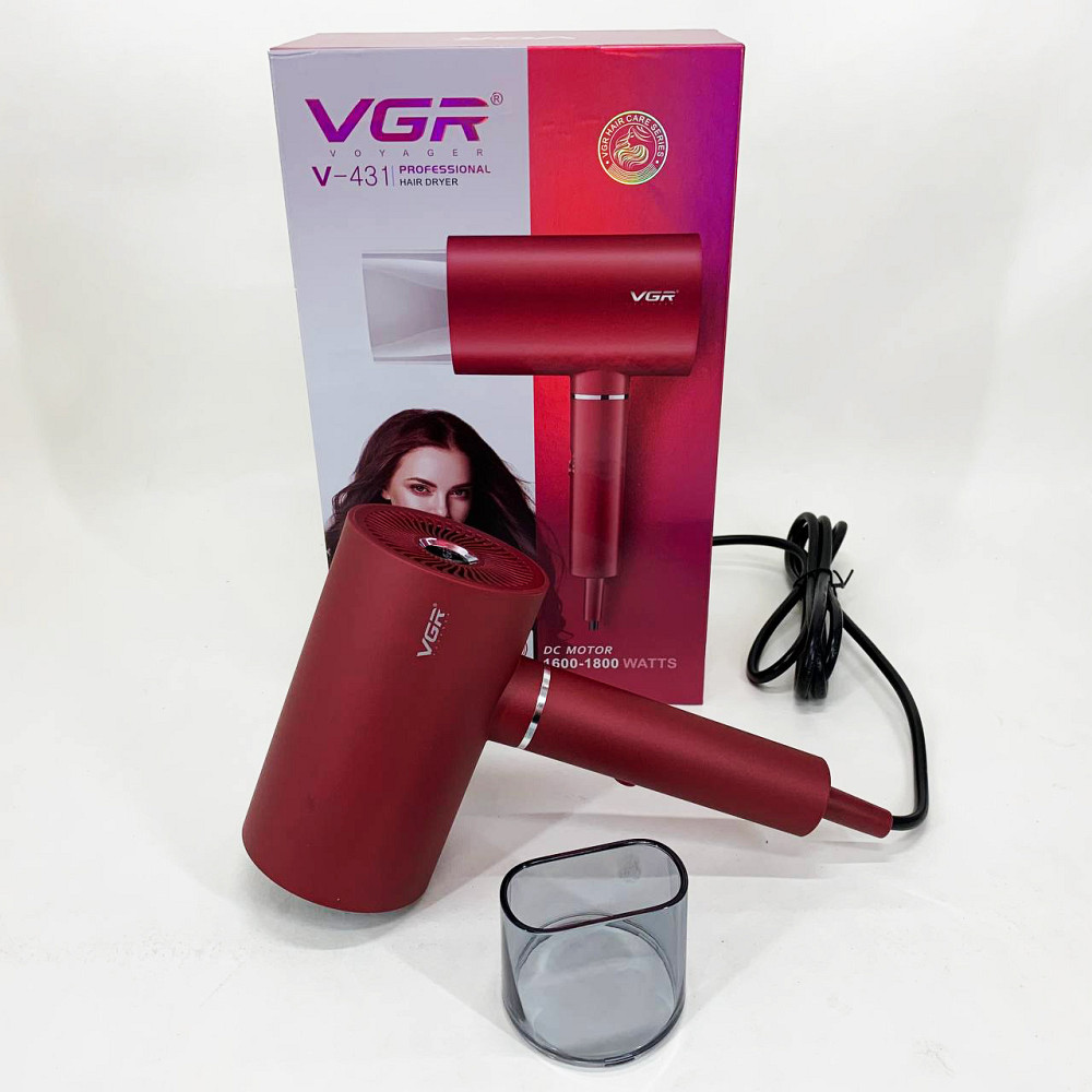 Женский мощный фен для укладки волос VGR V-431, Фен для волос с регулируемой температурой LC-11 Львов - изображение 11