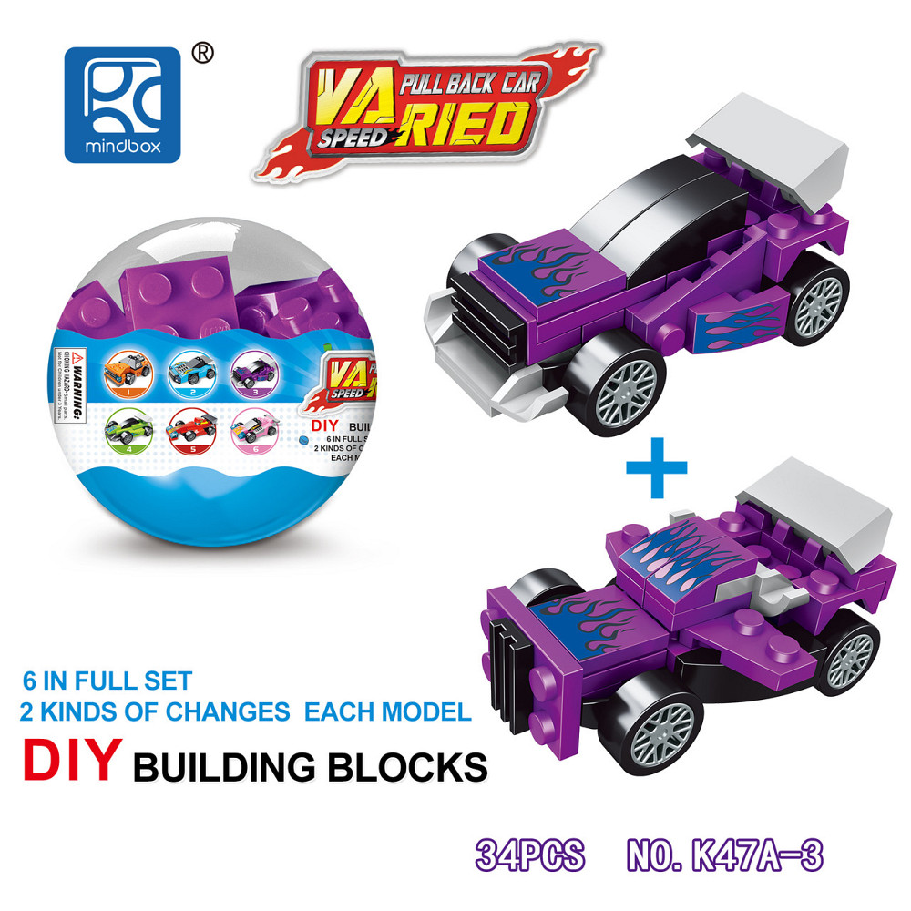 Конструктор Mindbox Гоночна машинка інерційна в асортименті (6764602) Київ - фото 3