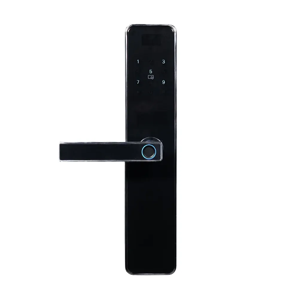 Замок біометричний автономний Trinix TRL-5403BTF Silver з Bluetooth, зчитувачем відбитків пальців і карт Mifare (65-00073) Киев - изображение 1