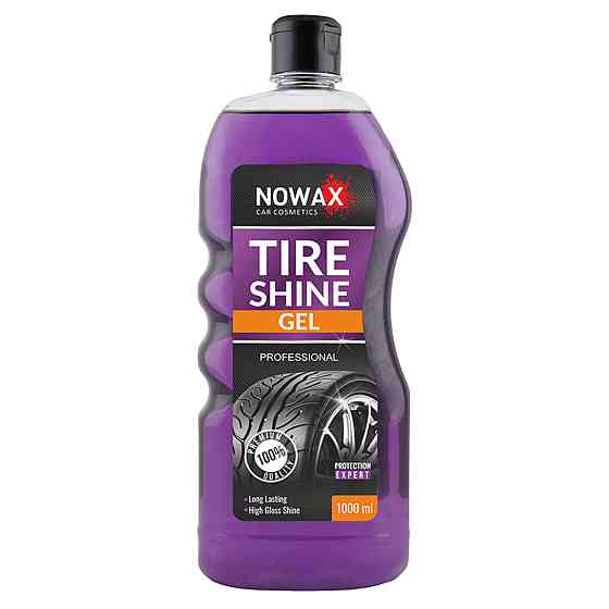 Чорніння для  шин гелевий NOWAX TIRE SHINE GEL 1000ml Київ