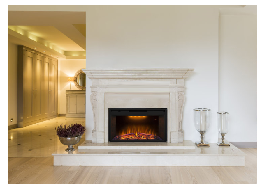 Електрокамін з обігрівом Royal Goodfire 33W LED зі звуком, цегляною кладкою, кольоровою підсвіткою т Львів - фото 10