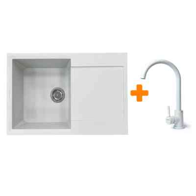 Мойка кухонная Adamant Horizon Old stone + змішувач (182496911510) Винница