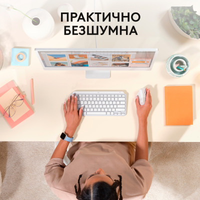 Мышка Logitech Lift for Mac Vertical Ergonomic Mouse Off White (910-006477) Винница - изображение 10