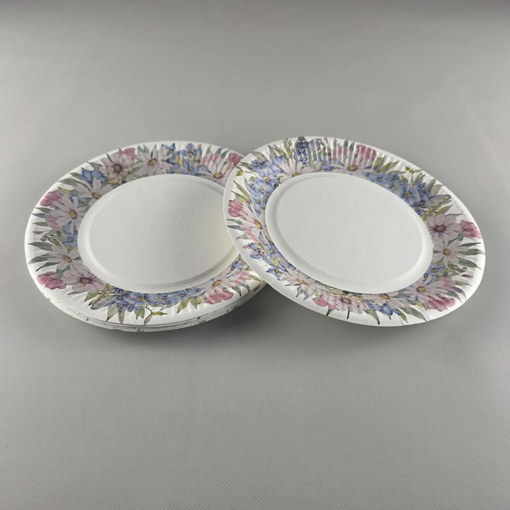 Тарелка бумажная 23см