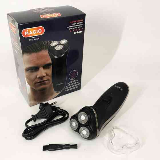 Акумуляторна бритва для стрижки волосся та бороди, Професійна бритва з акумулятором NI-63 Івано-Франківськ