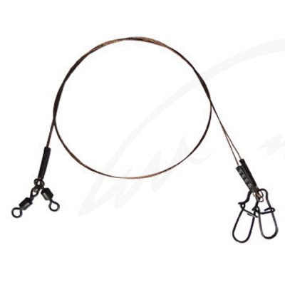 Поводок Ukrspin Orange Spinning плетеный сталь AFW 1х19 12см 5кг(10lb)/0.2мм (1590.01.52) Винница - изображение 2