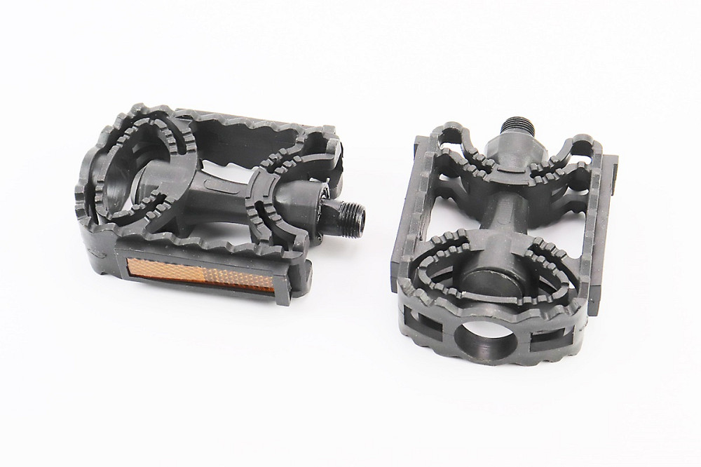 Педалі MTB 9/16" (113x78.5x23mm) пластикові, чорні PD-17 Київ - фото 1