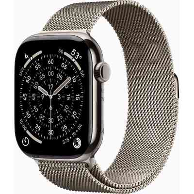 Смарт-часы Apple Watch Series 11 GPS + Cellular 46mm Natural Titanium Case with Natural Milanese Loop - M/L (MFD04RK/A) Винница