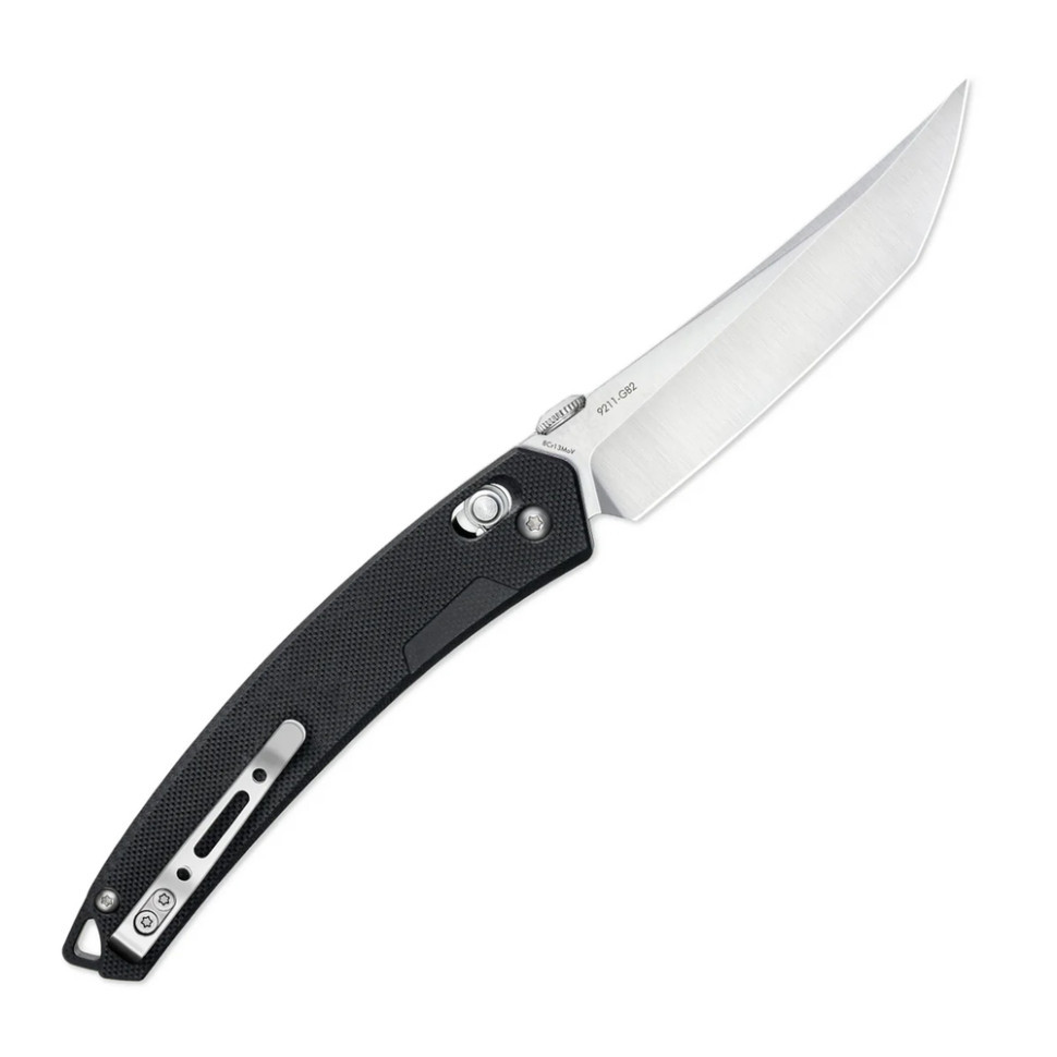 Ніж складаний туристичний SRM 9211-GB2 (9.2 см) 8Cr13MoV / G10 чорний Київ - фото 4