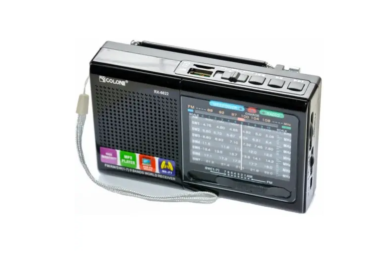 Портативний всехвильовий радіоприймач RX-6622 з підтримкою FM/TV/УКХ/AM/SW, MP3/WMA та акустичною системою Одеса - фото 10
