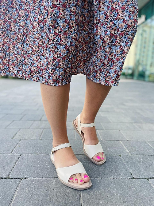 Tamei Босоніжки жіночі Tamei 0573-1 бежеві (літо, шкіра натуральна) (5260) 36-40 Коломия - фото 4