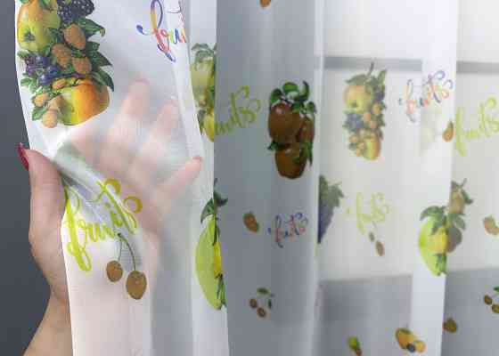 Кухонная арка VR-Textil № 1754т шифон разноцветный 300х170 см (53-0057) Киев