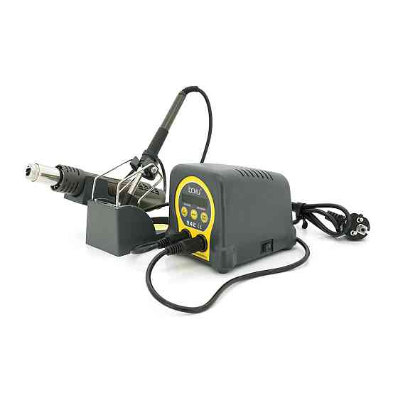 Паяльная станция BAKU BA-942 с цифровой индикацией на фен и паяльник, DC:110-240V, 4A,750W, 2,25 кг Киев