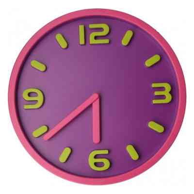 Настінний годинник Optima Magic пластиковий, рожевий (O52100) Вінниця
