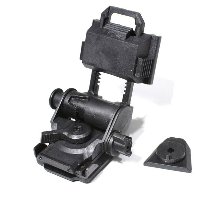 Тримач кронштейн FMA L4G24 для приладу нічного бачення на шоломі Чорний Вінниця - фото 3