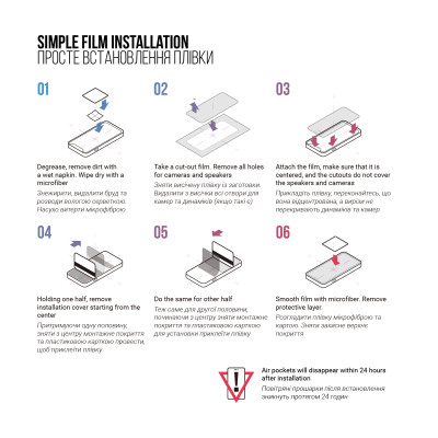 Пленка защитная Armorstandart Kit Clear + Matte Samsung A35 5G (A356) (ARM80704) Винница - изображение 6