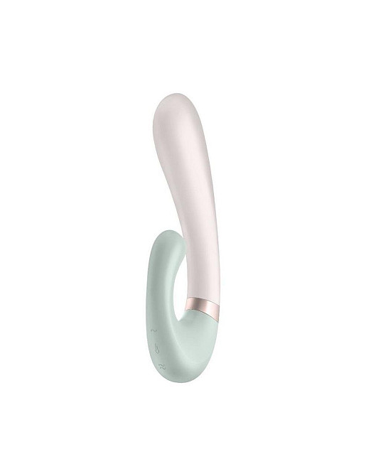 Смарт вібратор-кролик із підігрівом Satisfyer Heat Wave Mint Sex Aura Київ - фото 1