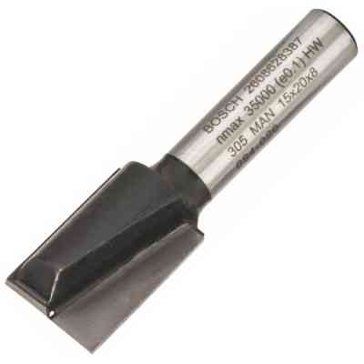 Фреза Bosch Professional пазовая с двумя лезвиями, Std, S8, D15, L20 (2.608.628.387) Винница