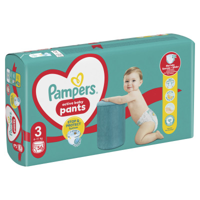Подгузники Pampers трусики Pants Размер 3 (6-11 кг) 56 шт (8006540068663) Винница - изображение 2